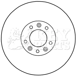 KEY PARTS féktárcsa - KBD5969S - TothCarparts