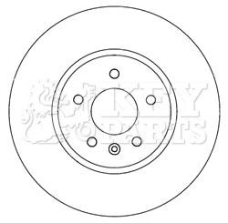 KEY PARTS féktárcsa - KBD6013S - TothCarparts