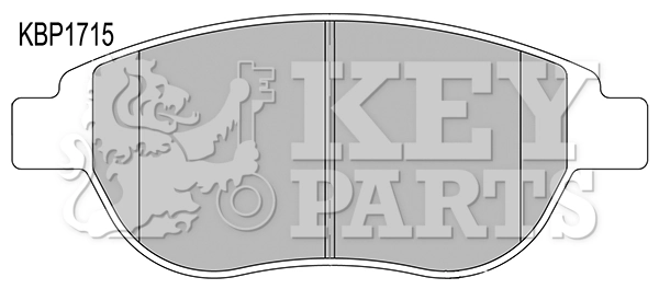 KEY PARTS fékbetétkészlet, tárcsafék - KBP1715 - TothCarparts