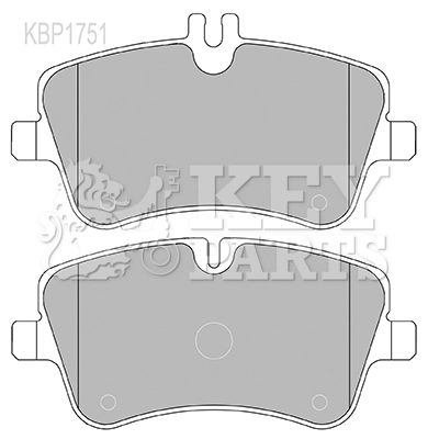 KEY PARTS fékbetétkészlet, tárcsafék - KBP1751 - TothCarparts