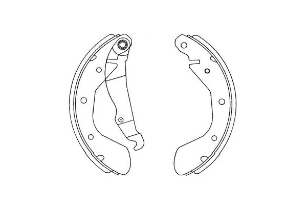 KAVO PARTS fékpofakészlet - KBS-1403 - TothCarparts