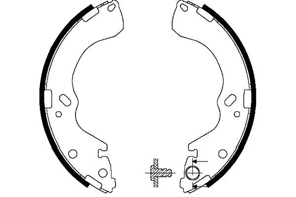 KAVO PARTS fékpofakészlet - KBS-5421 - TothCarparts