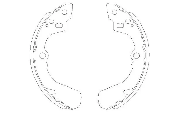 KAVO PARTS fékpofakészlet - KBS-8905 - TothCarparts