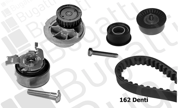 BUGATTI Vízpumpa + fogasszíj készlet - KBU10019C - TothCarparts