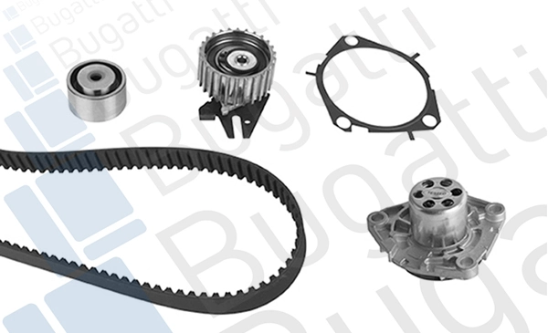 BUGATTI Vízpumpa + fogasszíj készlet - KBU10184C - TothCarparts