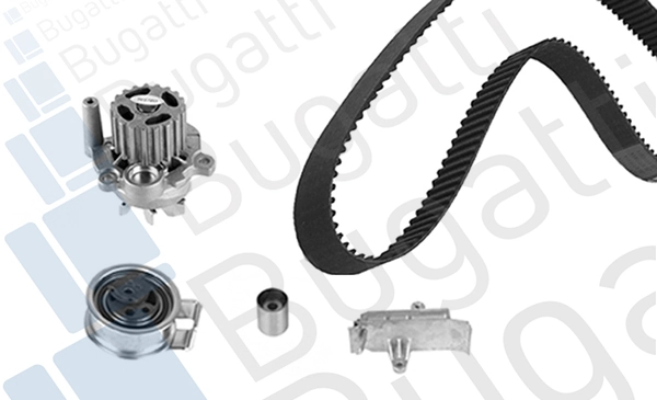 BUGATTI Vízpumpa + fogasszíj készlet - KBU10380B - TothCarparts