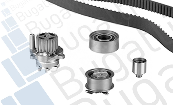 BUGATTI Vízpumpa + fogasszíj készlet - KBU10380F - TothCarparts