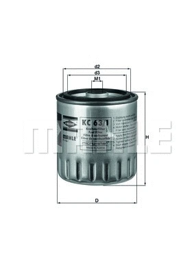 KNECHT Üzemanyagszűrő - KC 63/1D - TothCarparts