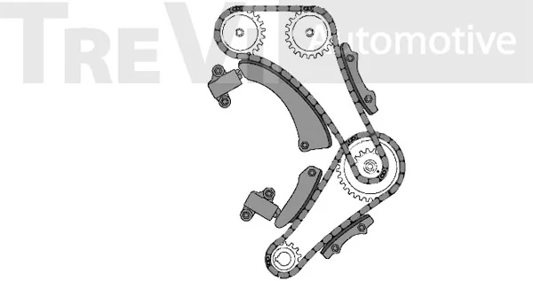 TREVI AUTOMOTIVE vezérműlánc készlet - KC1037 - TothCarparts