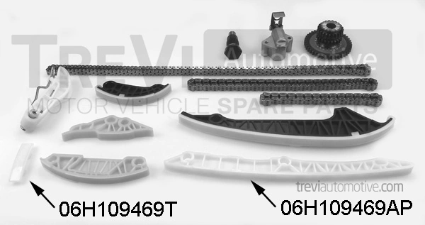 TREVI AUTOMOTIVE vezérműlánc készlet - KC1123 - TothCarparts