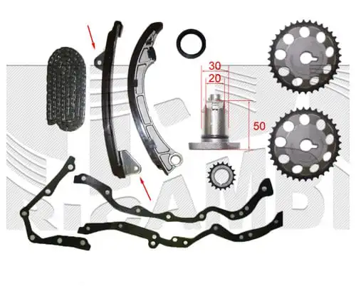 AUTOTEAM vezérműlánc készlet - KCA038 - TothCarparts