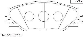 ASIMCO fékbetétkészlet, tárcsafék - KD2773 - TothCarparts