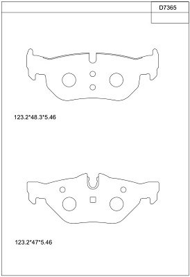 ASIMCO fékbetétkészlet, tárcsafék - KD7365 - TothCarparts