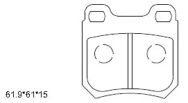 ASIMCO fékbetétkészlet, tárcsafék - KD7557 - TothCarparts