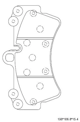 ASIMCO fékbetétkészlet, tárcsafék - KD7570 - TothCarparts