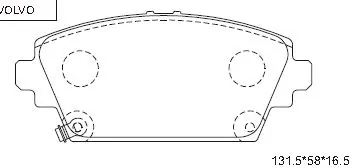 ASIMCO fékbetétkészlet, tárcsafék - KD7727 - TothCarparts