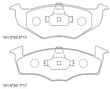 ASIMCO fékbetétkészlet, tárcsafék - KD7753 - TothCarparts