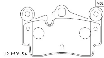 ASIMCO fékbetétkészlet, tárcsafék - KD7794 - TothCarparts