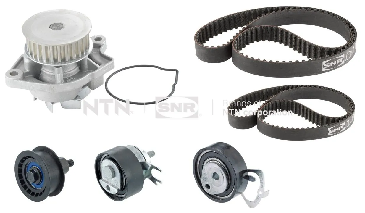 SNR Vízpumpa + fogasszíj készlet - KDP457.820 - TothCarparts