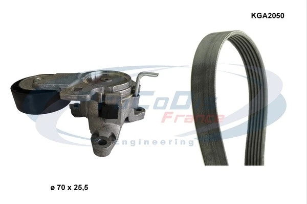 PROCODIS FRANCE hosszbordás szíj készlet - KGA2050 - TothCarparts