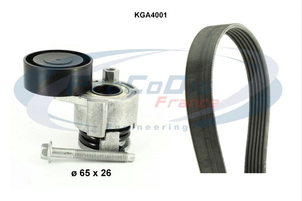 PROCODIS FRANCE hosszbordás szíj készlet - KGA4001 - TothCarparts