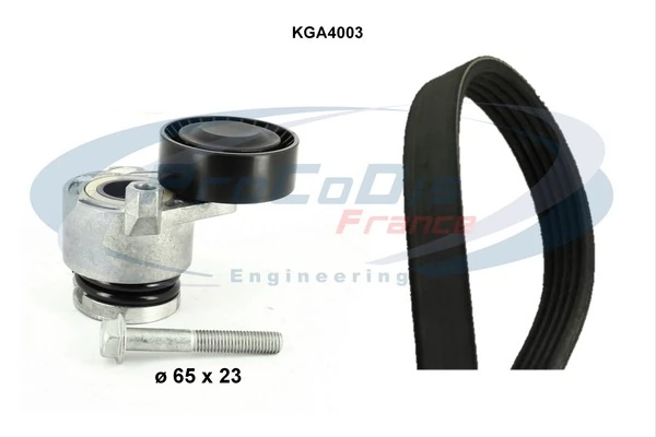 PROCODIS FRANCE hosszbordás szíj készlet - KGA4003 - TothCarparts