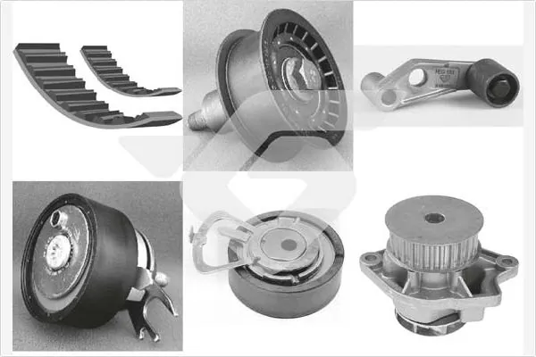 HUTCHINSON Vízpumpa + fogasszíj készlet - KH 163WP32 - TothCarparts
