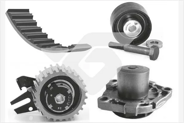 HUTCHINSON Vízpumpa + fogasszíj készlet - KH 411WP72 - TothCarparts