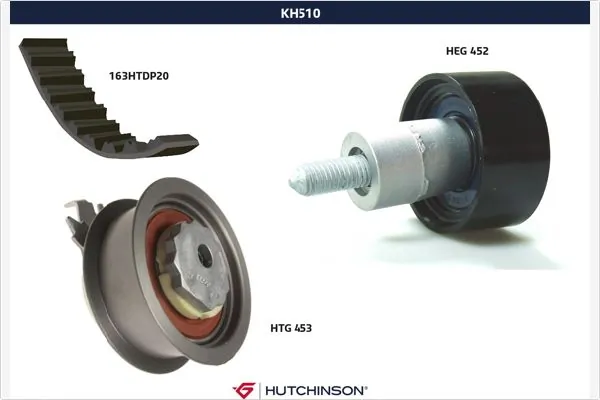 HUTCHINSON Fogasszíjkészlet - KH 510 - TothCarparts