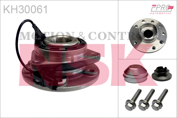 NSK kerékcsapágy készlet - KH30061 - TothCarparts