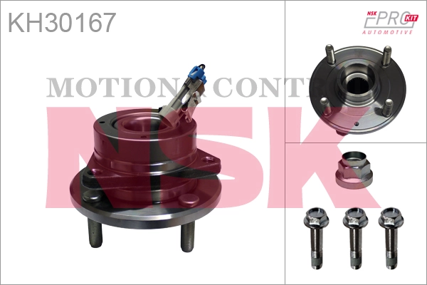 NSK kerékcsapágy készlet - KH30167 - TothCarparts