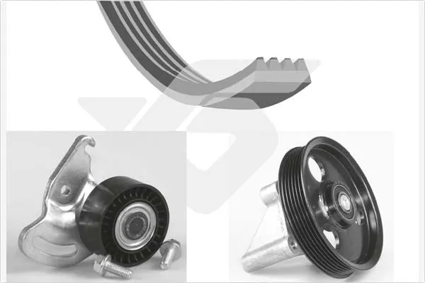 HUTCHINSON hosszbordás szíj készlet - KHV 169 - TothCarparts