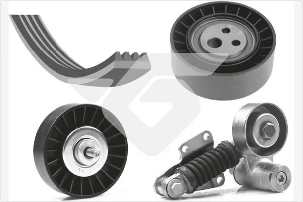 HUTCHINSON hosszbordás szíj készlet - KHV 182 - TothCarparts