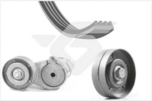 HUTCHINSON hosszbordás szíj készlet - KHV 201 - TothCarparts
