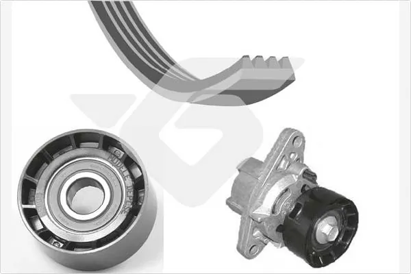 HUTCHINSON hosszbordás szíj készlet - KHV 52 - TothCarparts