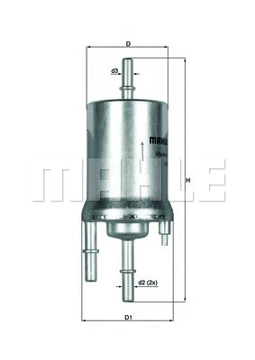 KNECHT Üzemanyagszűrő - KL 156/1 - TothCarparts