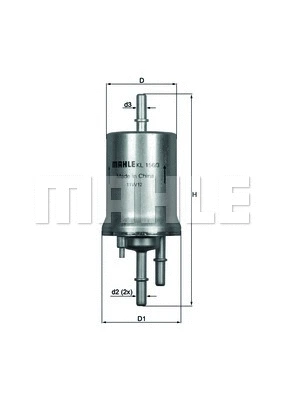 MAHLE Üzemanyagszűrő - KL 156/3 - TothCarparts