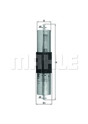 KNECHT Üzemanyagszűrő - KL 66 - TothCarparts