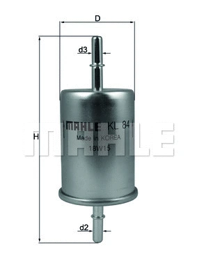 KNECHT Üzemanyagszűrő - KL 84 - TothCarparts