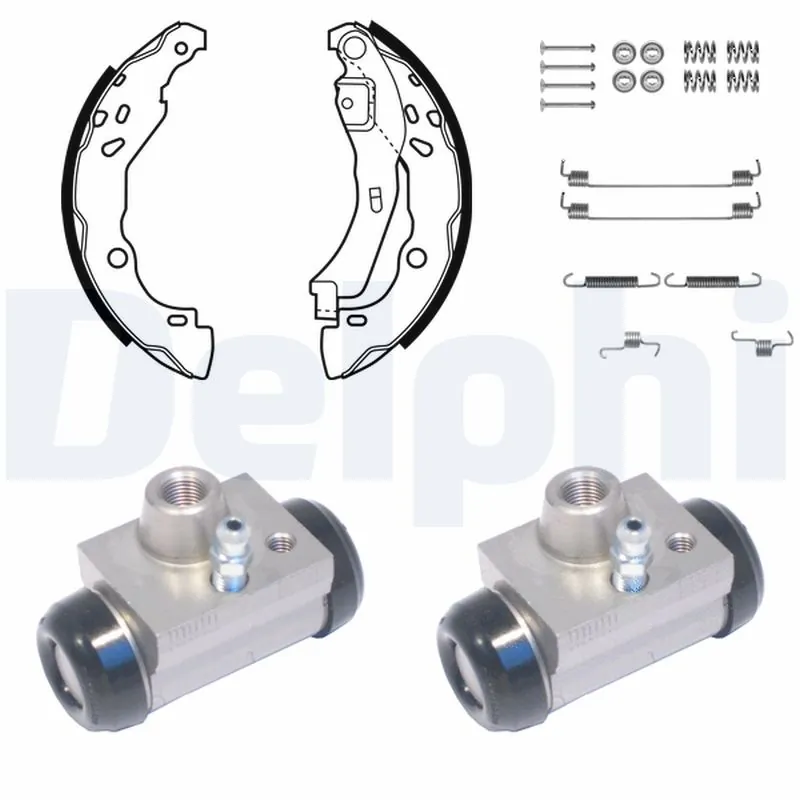 DELPHI fékpofakészlet - KP1077 - TothCarparts