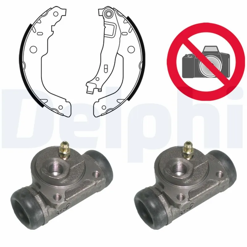 DELPHI fékpofakészlet - KP1113 - TothCarparts