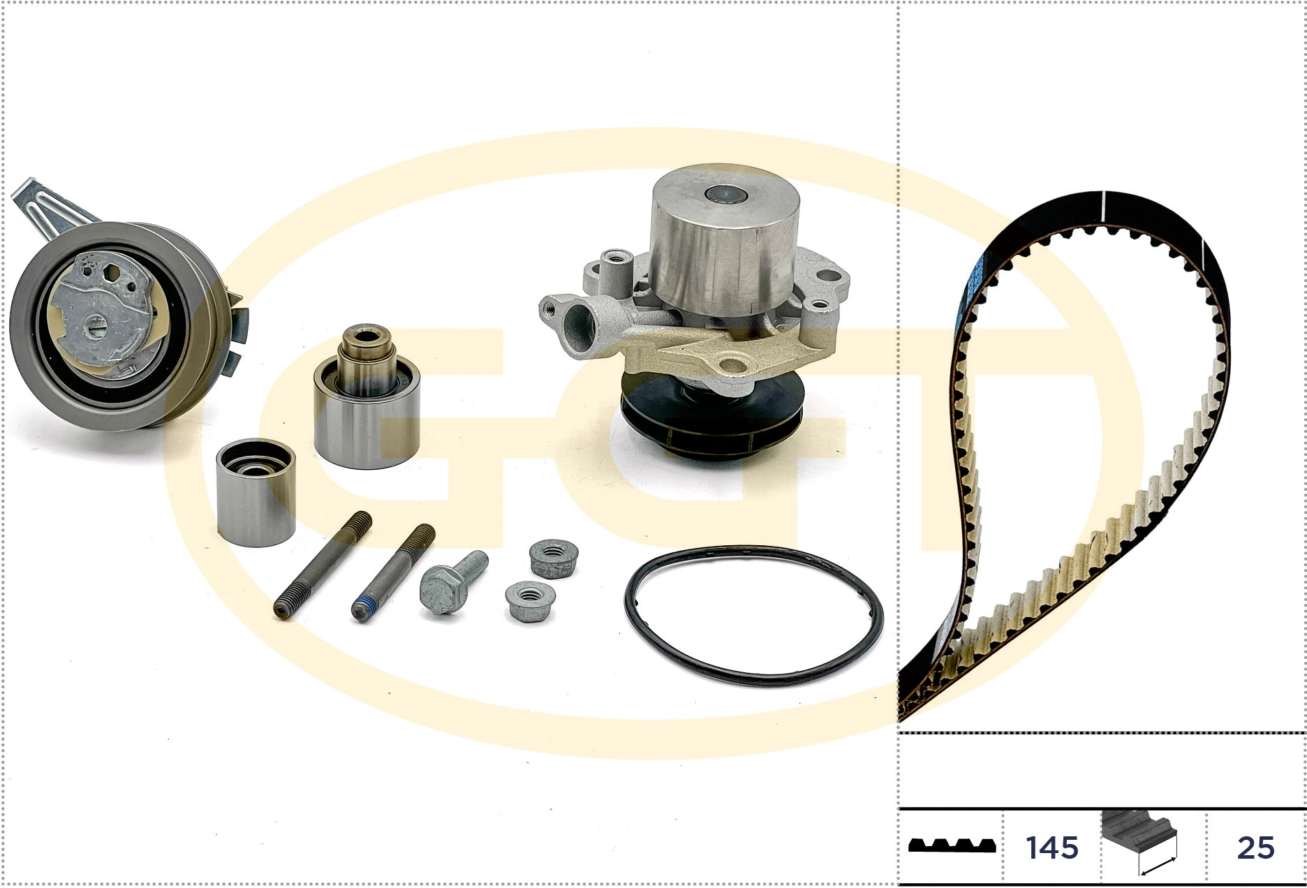 GGT Vízpumpa + fogasszíj készlet - KPA20153 - TothCarparts