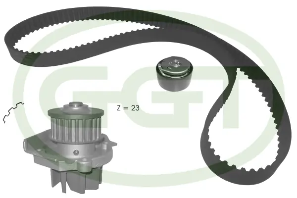 GGT Vízpumpa + fogasszíj készlet - KPA20161 - TothCarparts