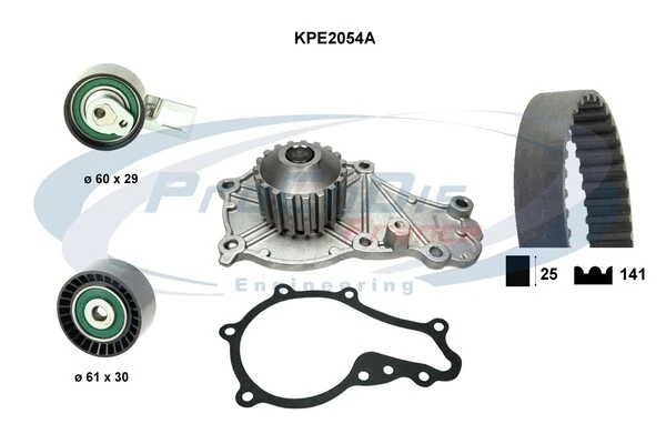 PROCODIS FRANCE Vízpumpa + fogasszíj készlet - KPE2054A - TothCarparts