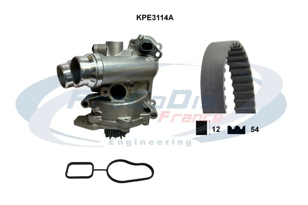 PROCODIS FRANCE Vízpumpa + fogasszíj készlet - KPE3114A - TothCarparts