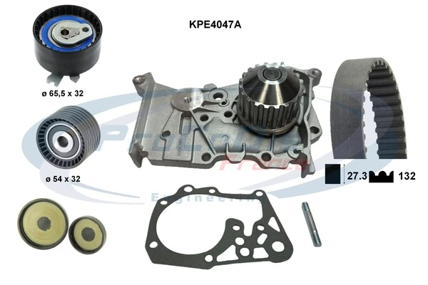 PROCODIS FRANCE Vízpumpa + fogasszíj készlet - KPE4047A - TothCarparts
