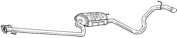 VEGAZ GmbH hátsó hangtompító - KS-184 - TothCarparts