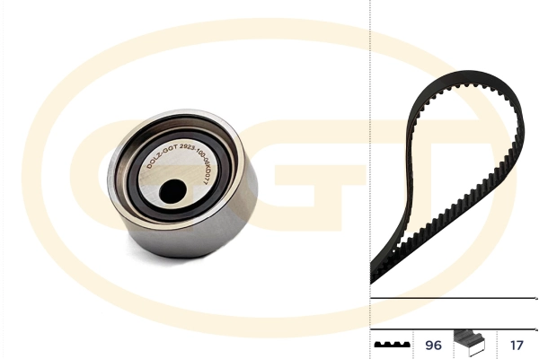 GGT Fogasszíjkészlet - KSPA066 - TothCarparts