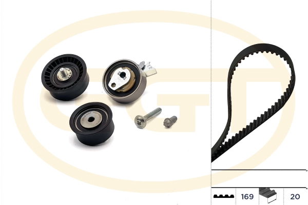 GGT Fogasszíjkészlet - KSPA067 - TothCarparts