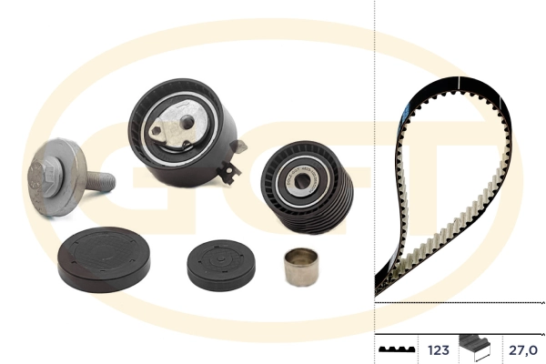 GGT Fogasszíjkészlet - KSPA073 - TothCarparts